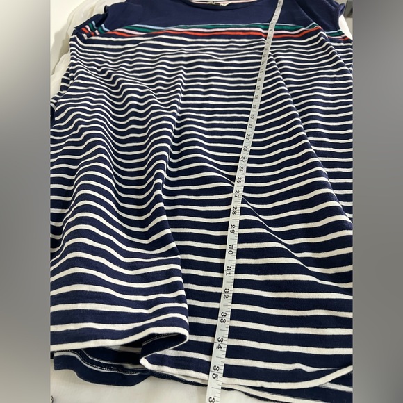 Boden Paulina Striped T-Shirt Dress, Navy, White, Multi Nautical Costal US 22-24 - Picture 6 of 8